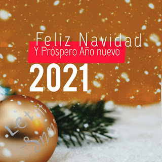 Imagen feliz Navidad y Próspero año nuevo 2021