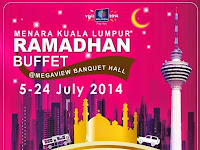 Ramadhan Buffet at Megaview Banquet Hall, Menara Kuala Lumpur 2014