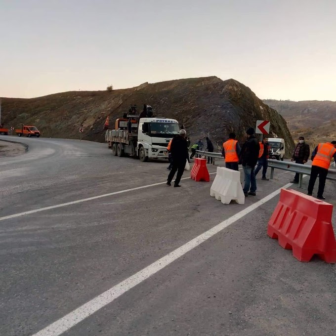 Bozkır Hadim ulaşımı yeni yoldan sağlanmaya başladı.