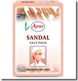 Ayur sandal face pack