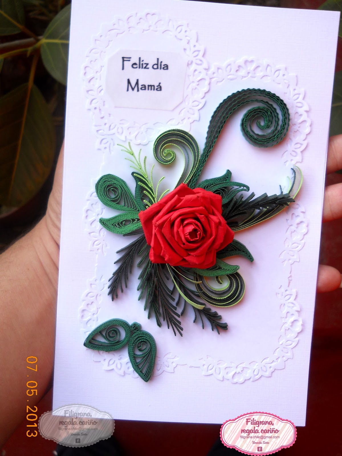 Filigrana - Quilling en Chile: Algunas tarjetas de 