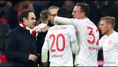 Bundesliga: Dusseldorf stun Bayern with stoppage-time equaliser