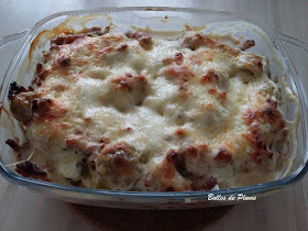 Bulles de Plume - Recette Gratin choux de Bruxelles et lardons