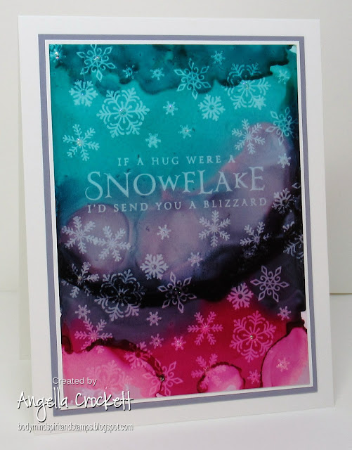 Stampin Up Beautiful Blizzard, Card Designer Angie Crockett