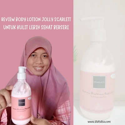 review Jolly body lotion Scarlett