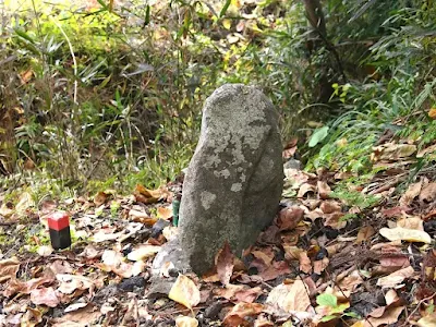 日野郡日南町の牛馬供養塔 湯河 中湯谷の墓石「馬墓」