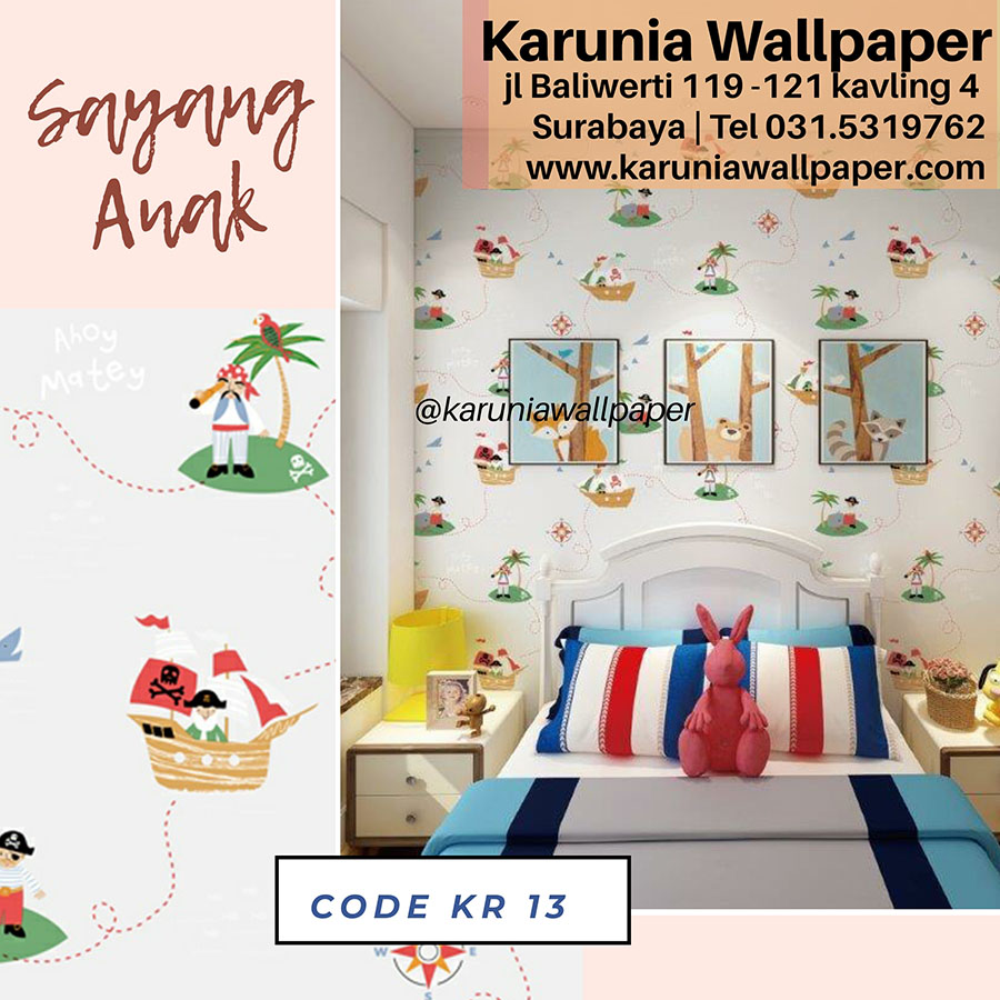 wallpaper dinding kamar hiasan kamar anak