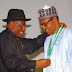 President Jonathan Meets President-Elect Buhari In Aso Rock