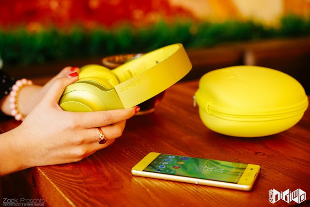 Hình ảnh điện thoại Xperia XA màu vàng chanh
