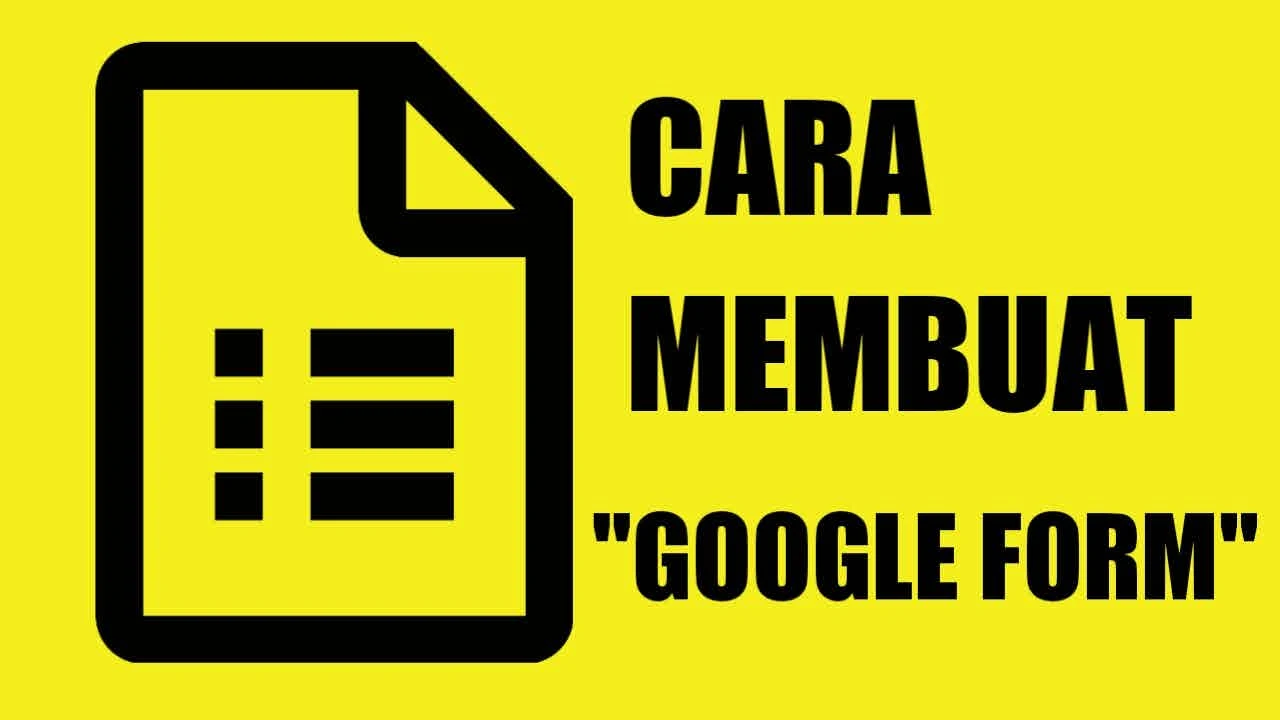 Cara mudah membuat google formulir di hp dan laptop