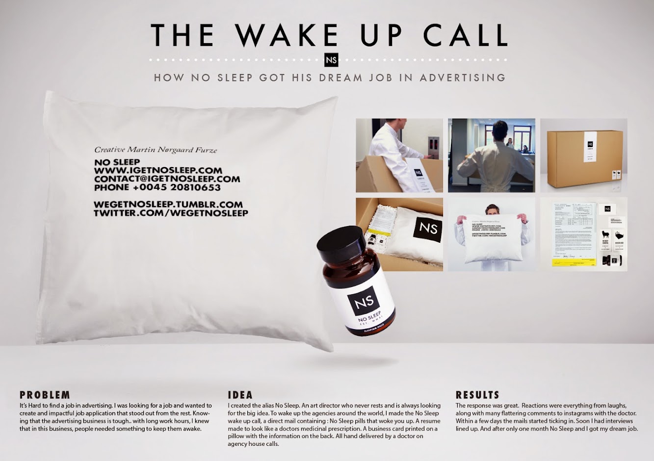 The Wake Up Call — How No Sleep Got This Art Director His Dream Job In Advertising