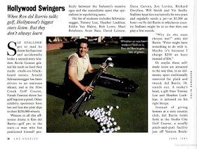ron del barrio golf career 1997 magazine article