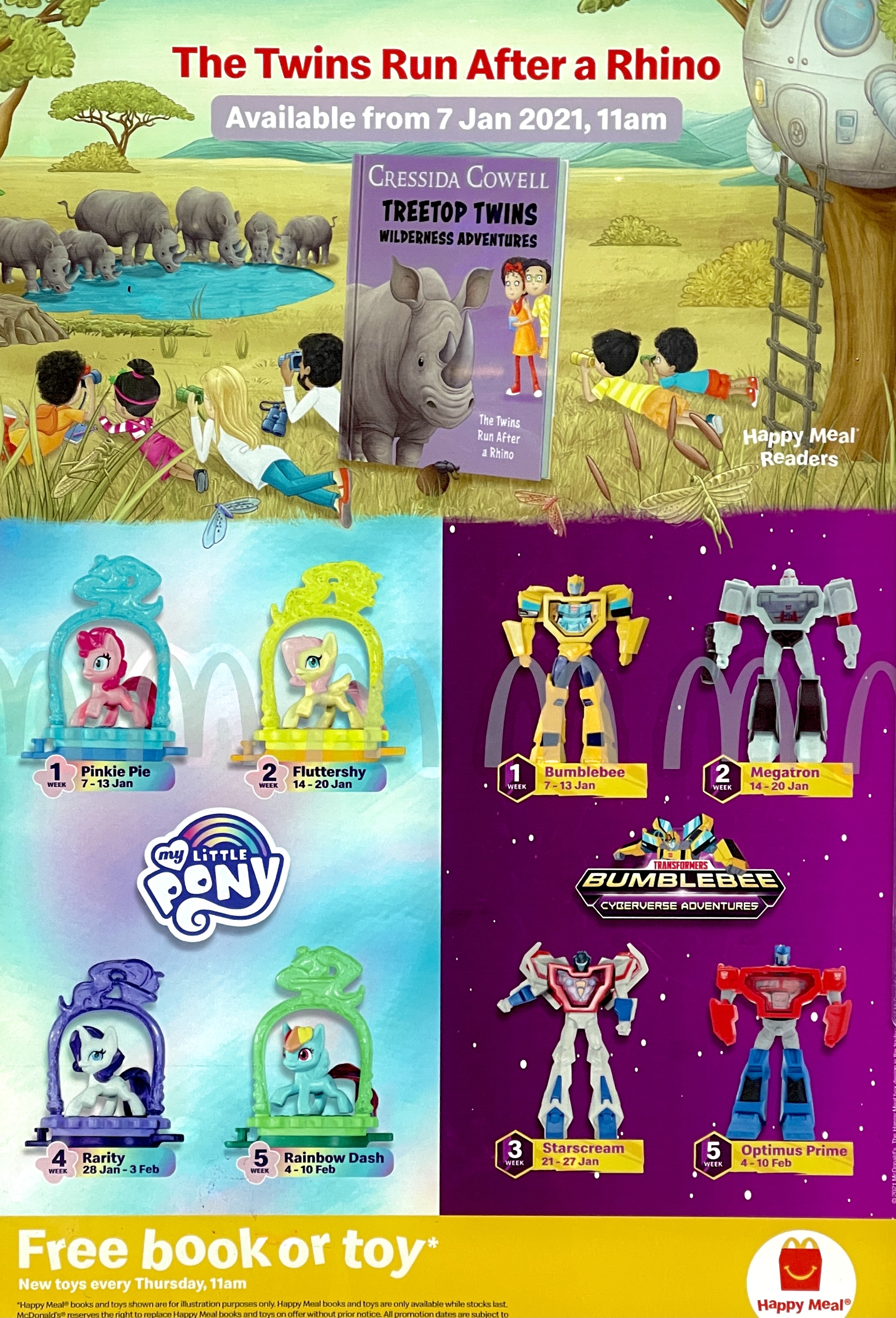 Mcdonald S Happy Meal Toys January 2021 Transformers And My Little Pony The Wacky Duo Singapore Family Lifestyle Travel Website