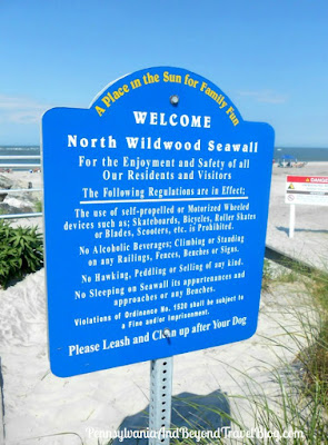 Welcome to the North Wildwood Seawall in New Jersey