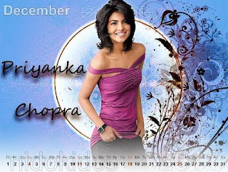 priyaka chopra 2012 calender, wallpaers