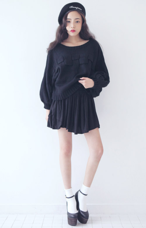 Looped Knit Sweater