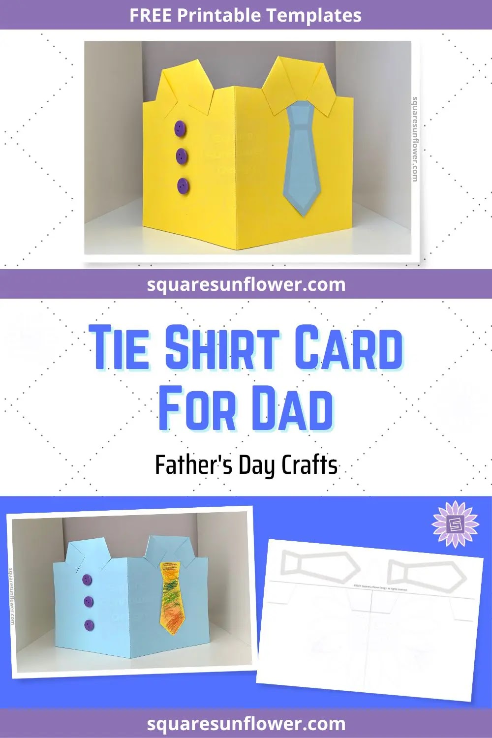 Free Tie Shirt Card Template