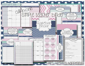http://www.teacherspayteachers.com/Product/All-in-One-Simple-Style-Teacher-Binder-Pink-Navy-Teal-1247252