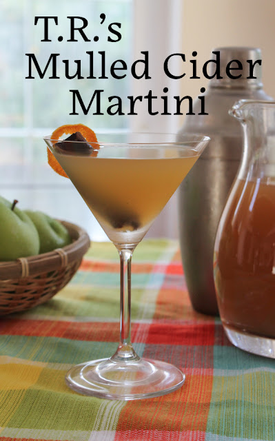 Food Lust People Love: Celebrate fall with a spicy seasonal mulled cider martini. Like all good martinis, it’s made 007-style, shaken not stirred.