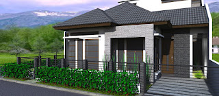 model rumah minimalis bagian depan