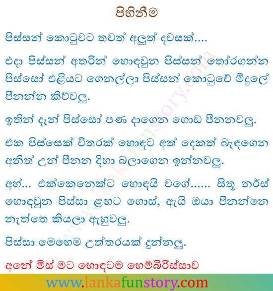 Sinhala Jokes-Swimming