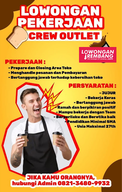 Lowongan Kerja Pegawai Crew Outlet Es Coklat Pak Gendut Rembang