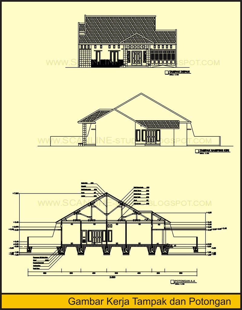 rahmat yani scanline founder RUMAH  MINIMALIS  TROPIS CILACAP