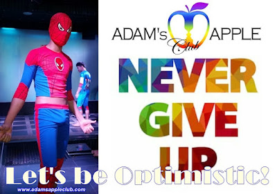 Let's be Optimistic! Never give up! Adams Apple Club Chiang Mai