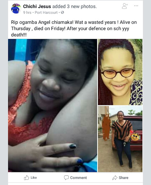  Photos: Beloved final year student of Imo State University slumps, dies after her project defence 