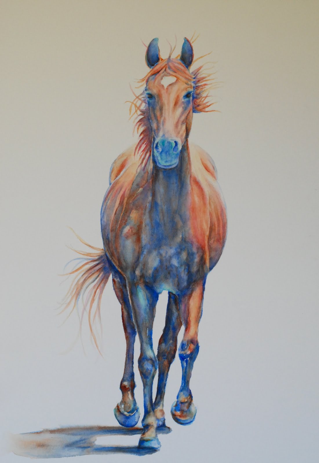 Vicki Wood, JD: Watercolor painting horse MAGGIE interior design, home interior catalog, design, pictures, and interior decoration Horse Paintings On Wood 1600 x 1101