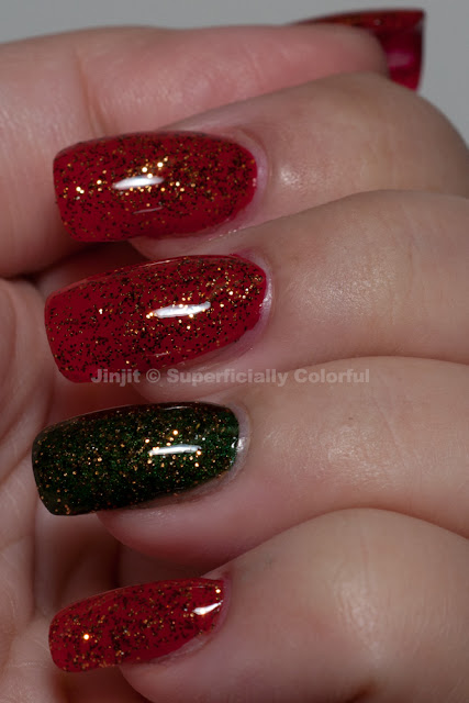 The Nail Junkie - Jin over Illanasqua - Ruthless and Zoya - Veruschka