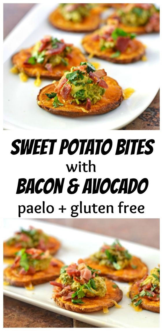 Sweet Potato Bites With Avocado And Bacon Sweet Potato Bites With Avocado And Bacon Sweet Potato Bites With Avocado And Bacon