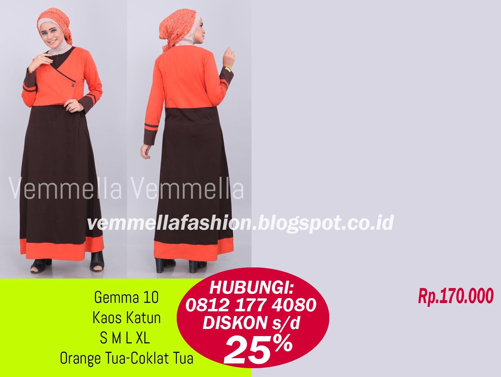 Katalog VEMMELLA Baju Kaos Gamis Atasan 0856 4864 8202 