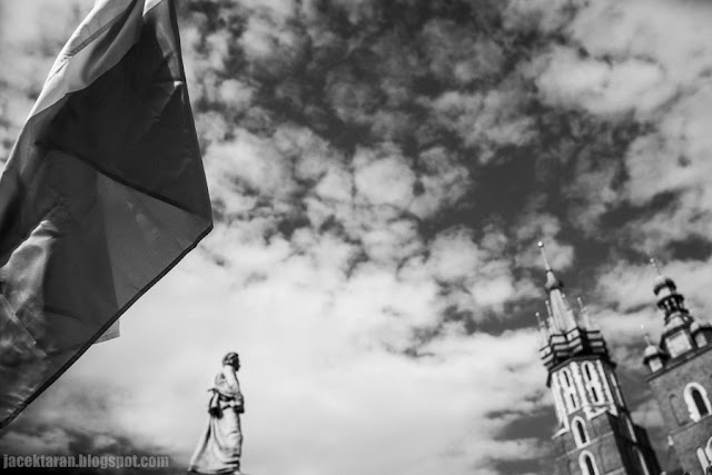 Czarny Protest, milczaca demonstracja, KOD, Krakow, fot. Jacek Taran