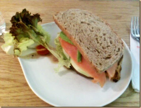 salmon sandwich