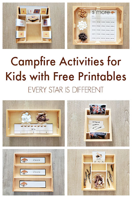 Campfire Activities for Kids with Free Printables