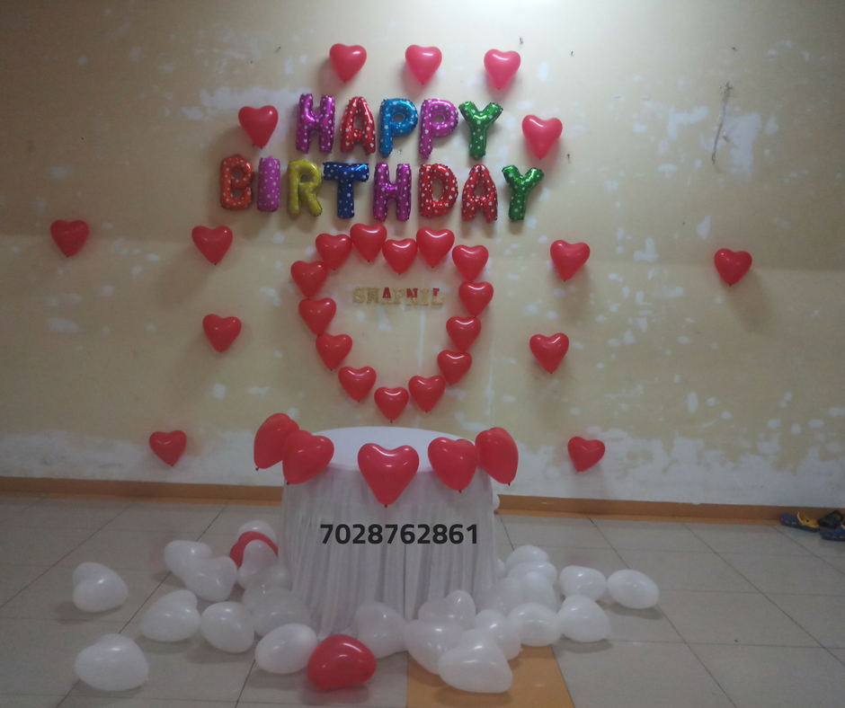 Romantic Room  Decoration  For Surprise Birthday  Party in 