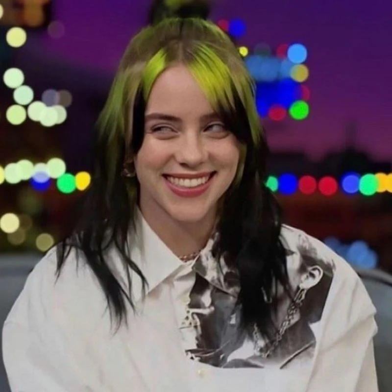 Smiling Billie Eilish Image