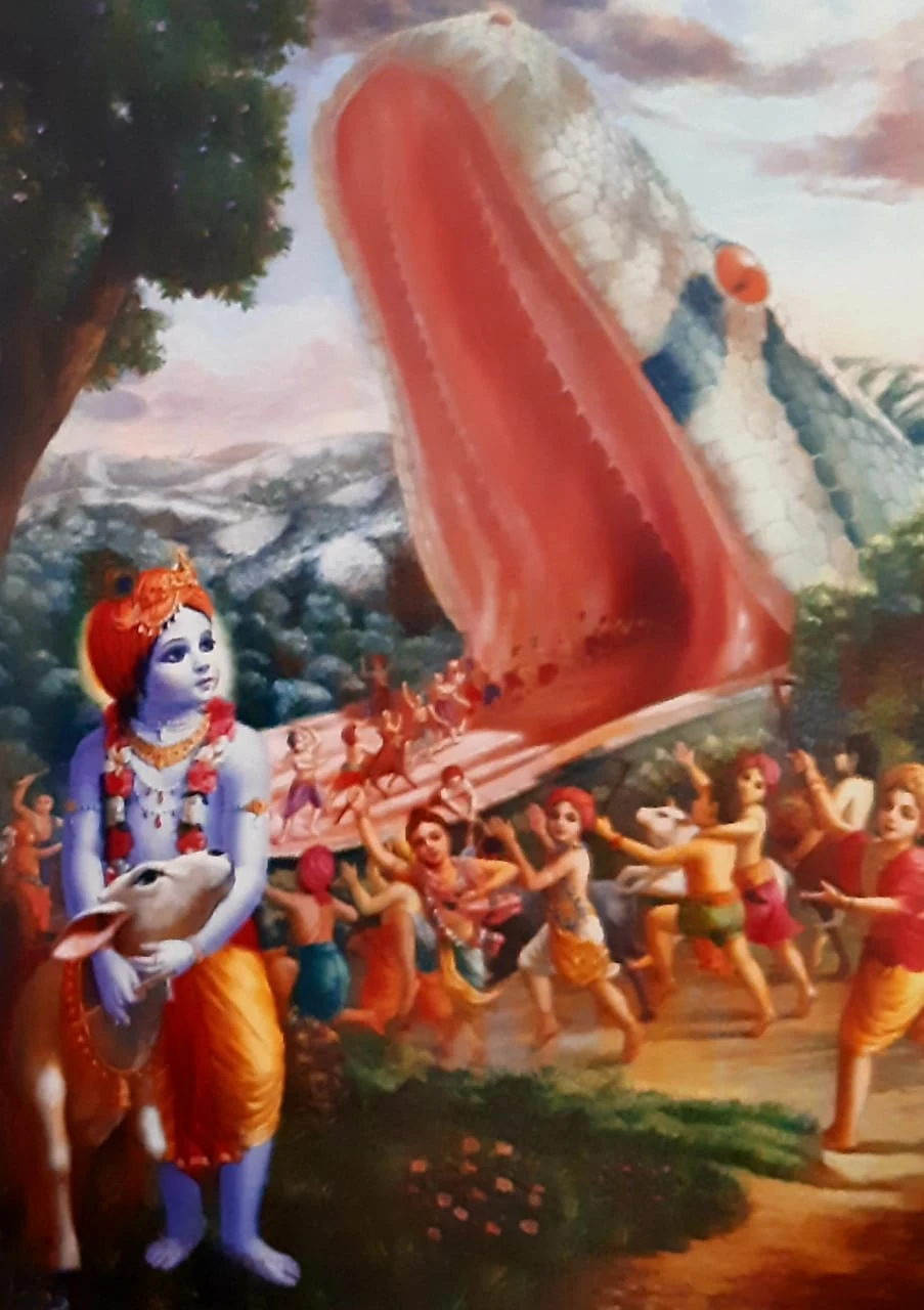 Aghaasur ka pad kisi samaany bhakt ya bade yogi ke pad se bada kyo tha/अघासुर के मरने के बाद उसके शरीर का क्या हुआ ?