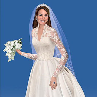 The Royal Kate Middleton Catherine Bride Figurine