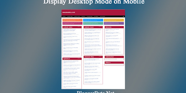 How to Display Desktop Website View on Mobile 100% Work