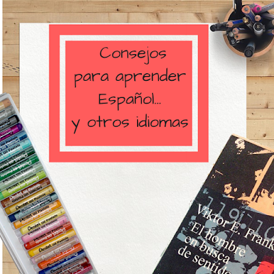 libro, papel y bolígrafo para aprender español