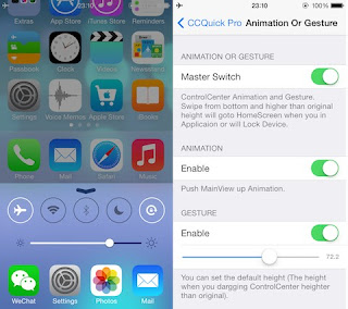 CC Quick Pro Cydia Tweak