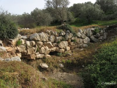 Pont mycénien Nauplie Nafplio Argolide Peloponnèse Grèce