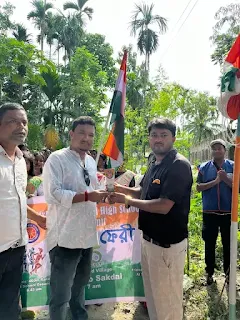 Independence Day Celebration of Basantirhat Kumudini High School NSS Unit