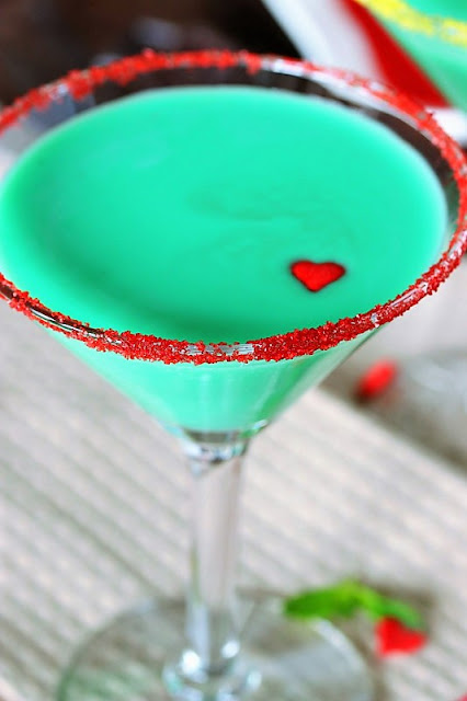 Not alone does the hold back of the cocktail correspond amongst the Grinch Christmas subject Grinch Grasshopper Cocktail