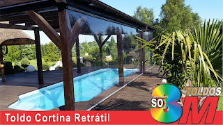 Toldo Cortina Retrátil Transparente so3M