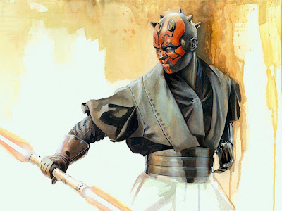 Story and dark past of Darth Maul, Star Wars (prepare for fight)