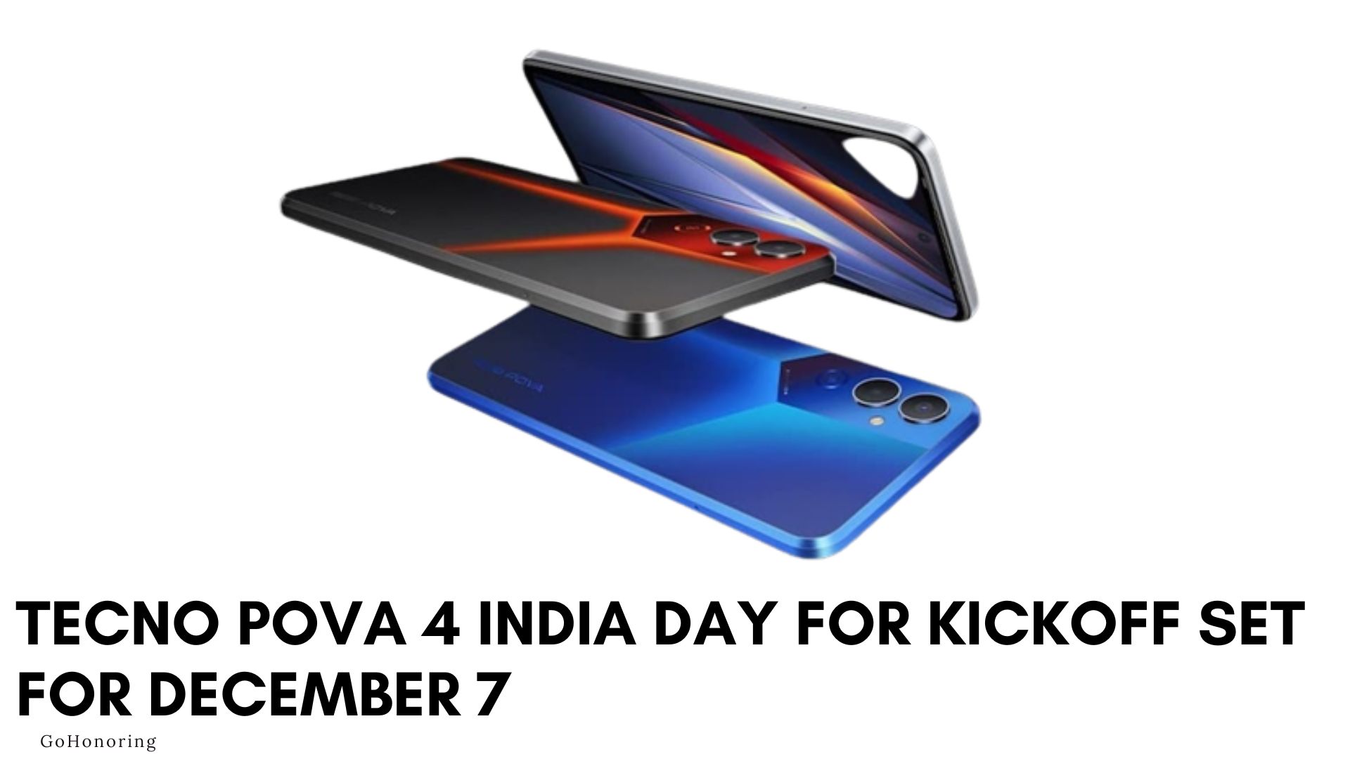 Tecno Pova 4 India Day for kickoff Set for December 7