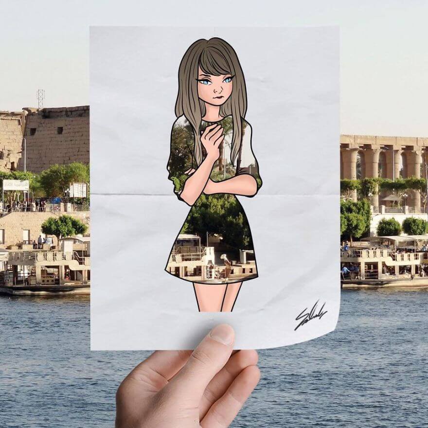 20 Amazing Fashion Cutouts Depict The Beauty Of Egypt